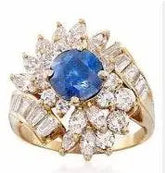 Sterling Silver Semi Mount Ring Setting Round RD 7x7mm - Syzjewelry